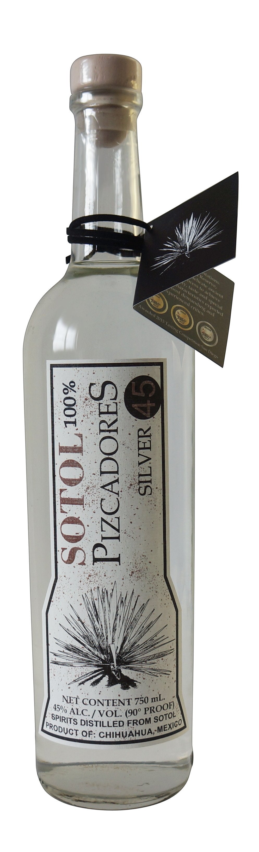 Sotol Pizcadores 45 artesanal 750 ml