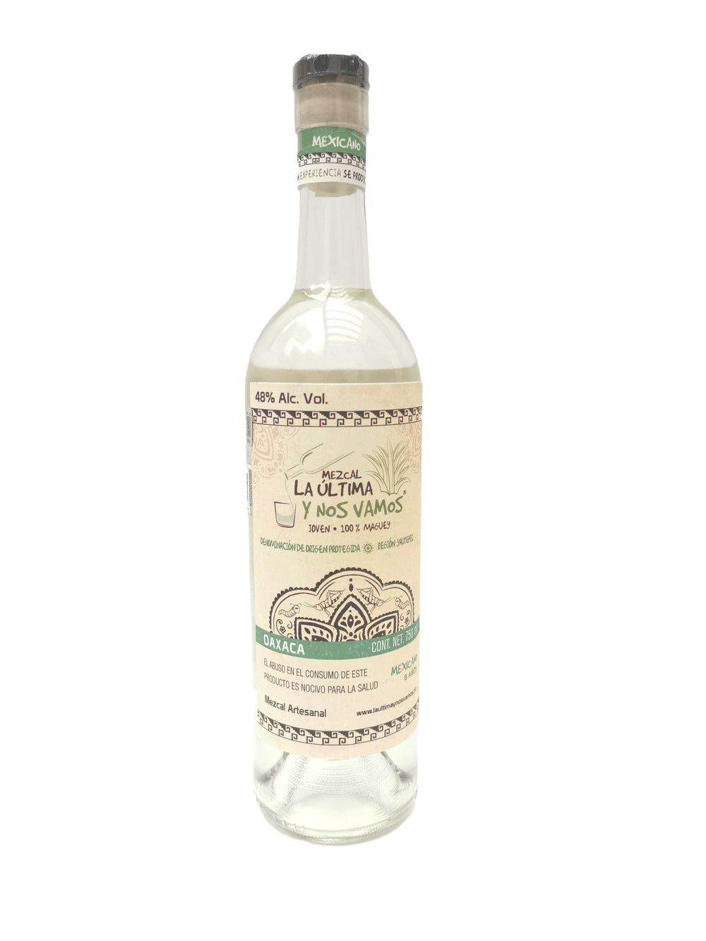 Mezcal La Ultima y Nos Vamos Mexicano 750 ml