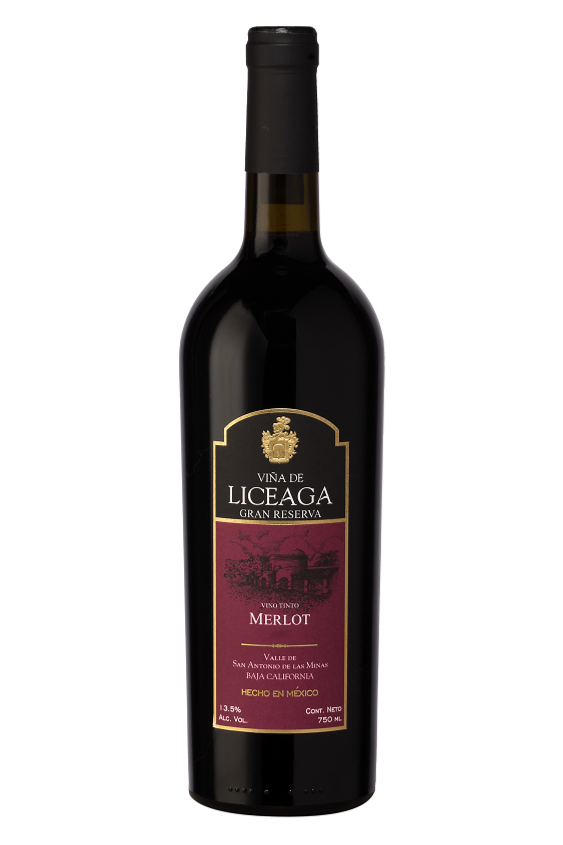 Vino Tinto Viña de Liceaga Merlot Gran Reserva 2010 750 ml