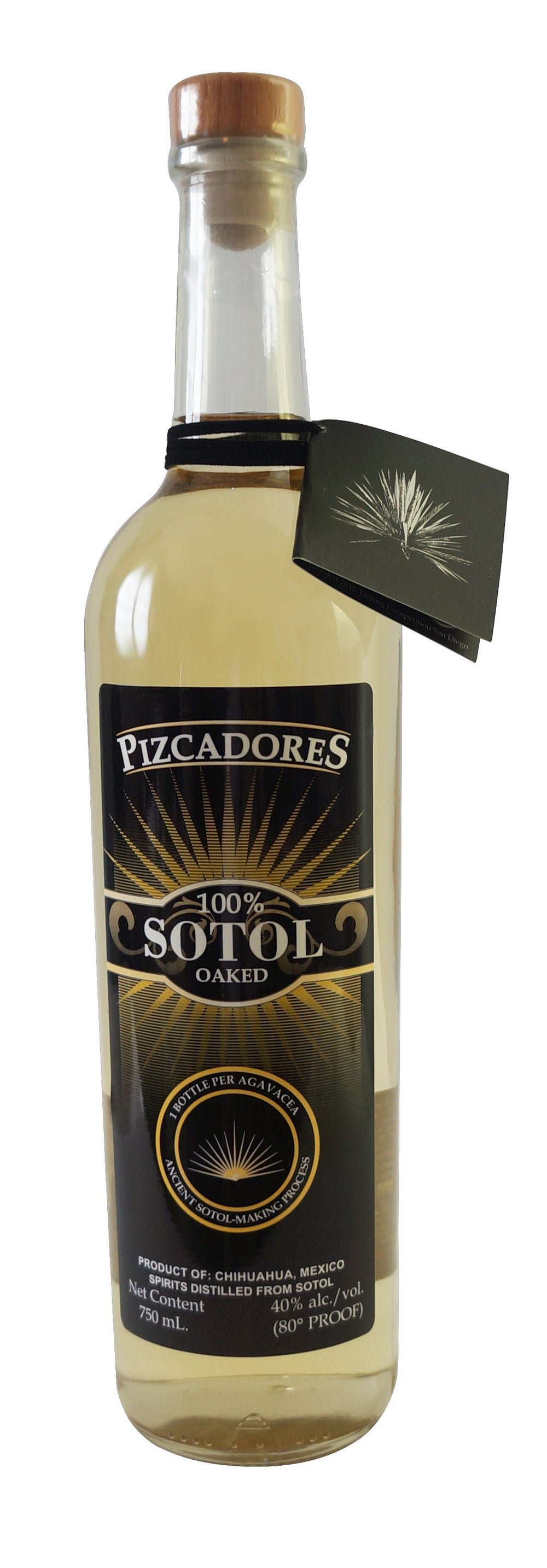 Sotol Pizcadores Reposado 750 ml