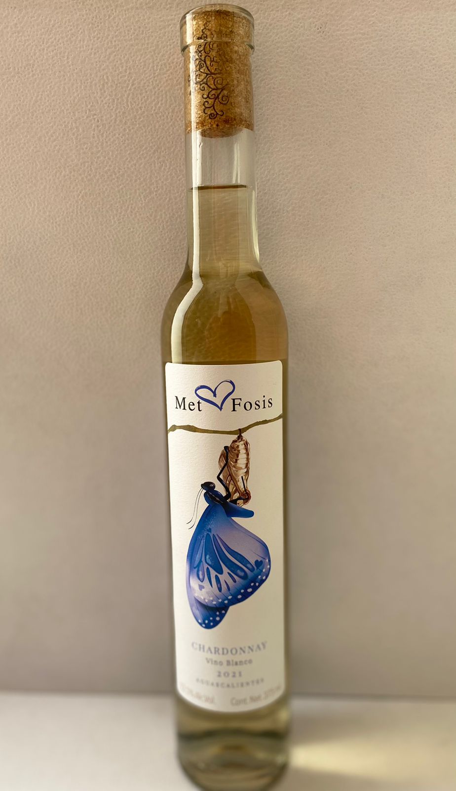 Vino Blanco Vinicola Renacimiento Metamorfosis Chardonnay 375 ml