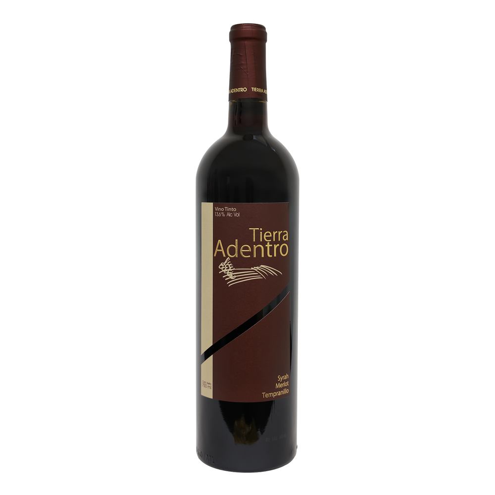 Vino tinto Tierra Adentro Trivarietal Syrah Merlot Tempranillo 750 ml